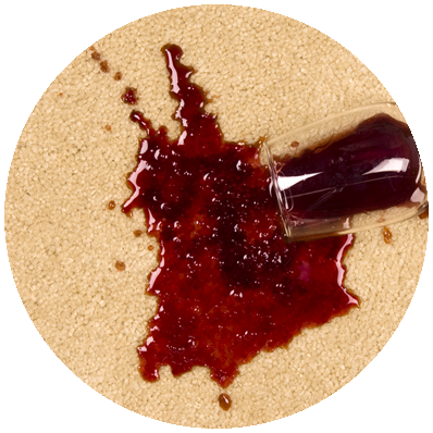 red wine spill on carpet image